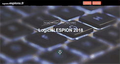 Desktop Screenshot of logiciels-espions.fr